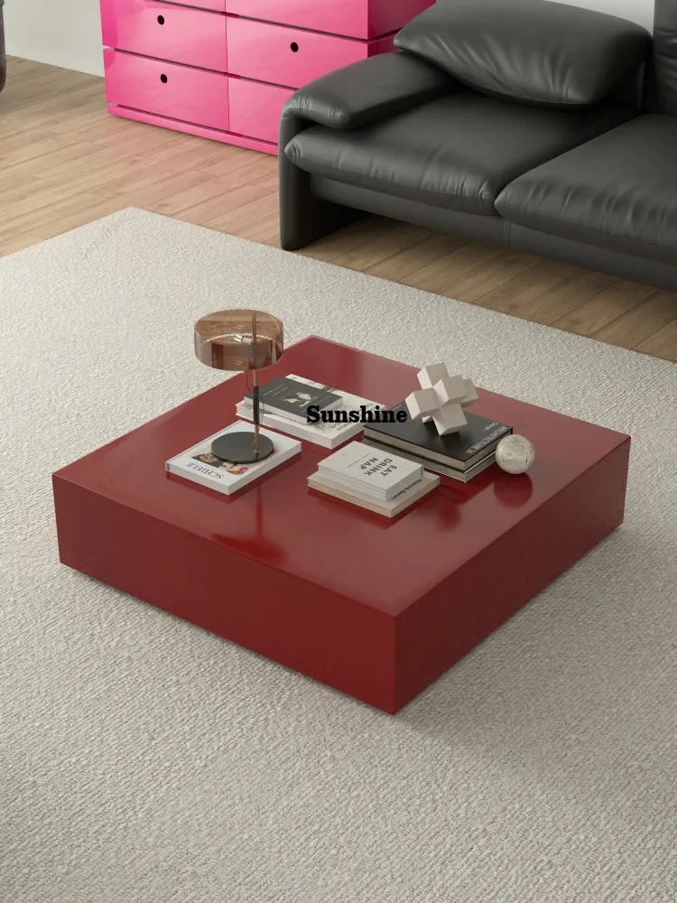 

Modern simple coffee table, light luxury high-end living room home coffee table FT