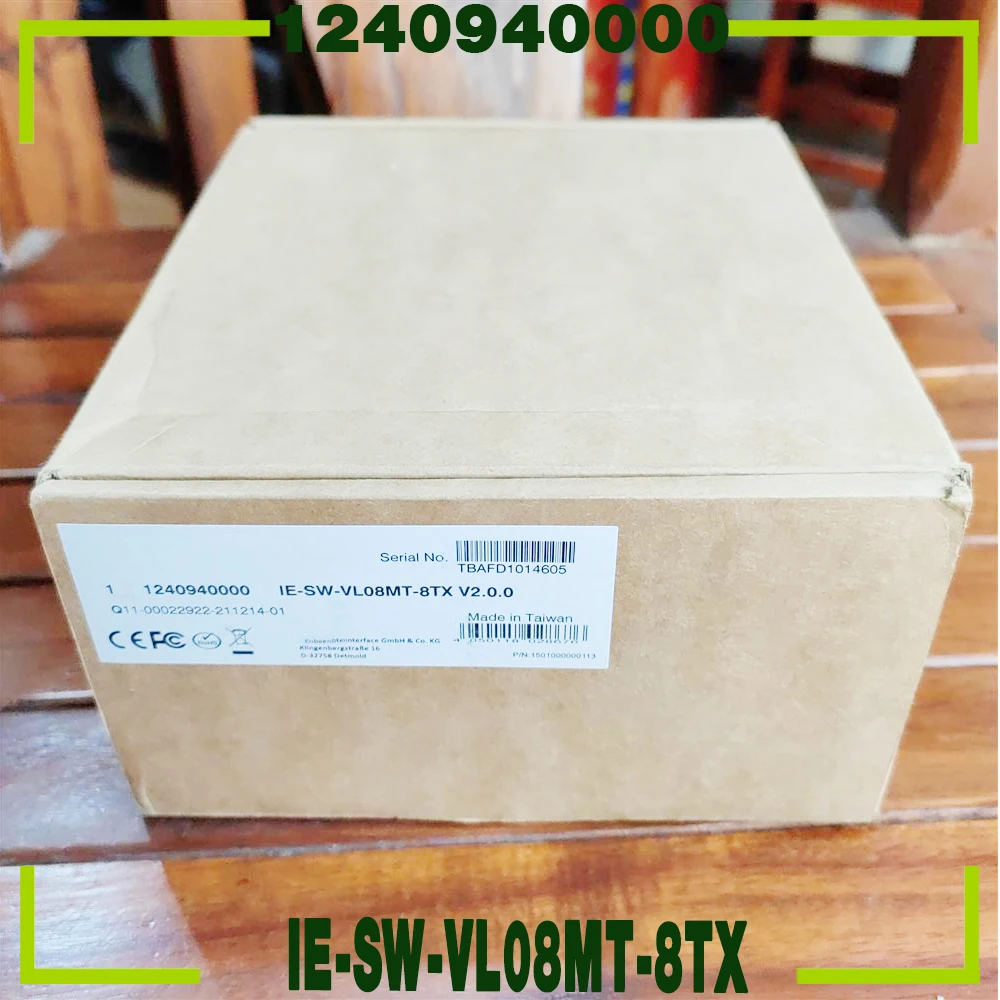 1pcs For Weidmuller Network Switch IE-SW-VL08MT-8TX 1240940000