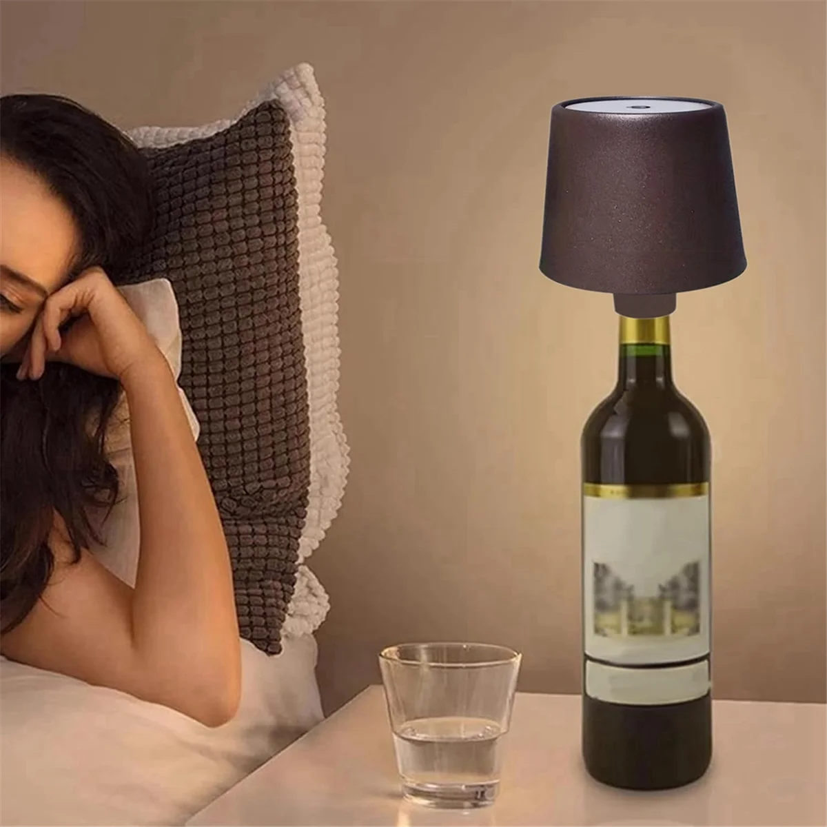 

Wireless Bottle Lamp,3 Color Stepless Dimming Pridola Bottle Lights,Touch LED Wine Bottle Lamp Light for Bars,Restaurant
