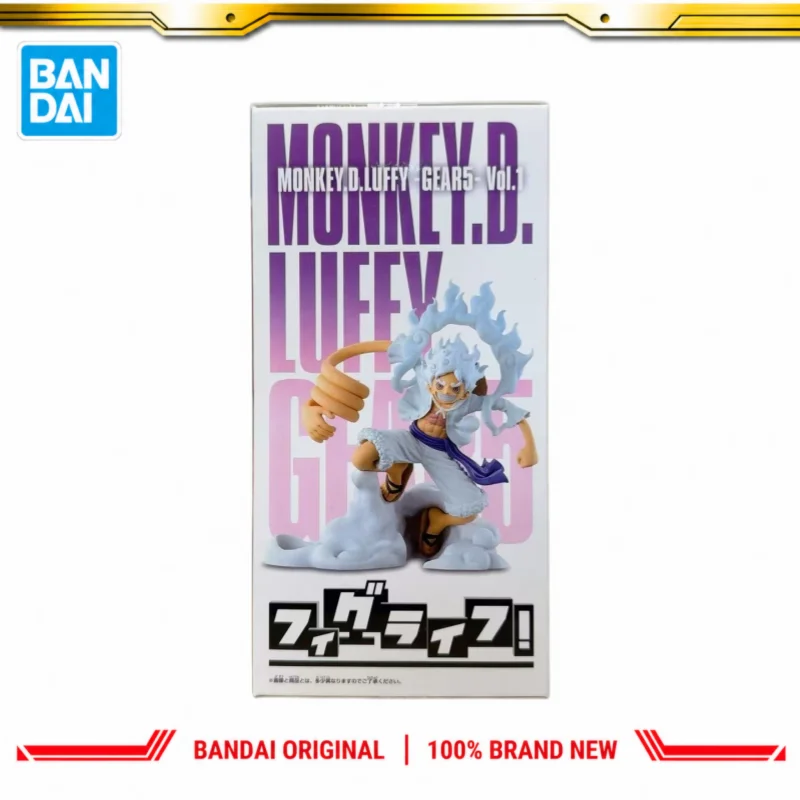 В наличии 100% оригинальные фигурки Bandai ONE PIECE Figlife GEAR 5 LUFFY NIKA NIKAMAN Helios, аниме-фигурки, модели, игрушки, подарки.