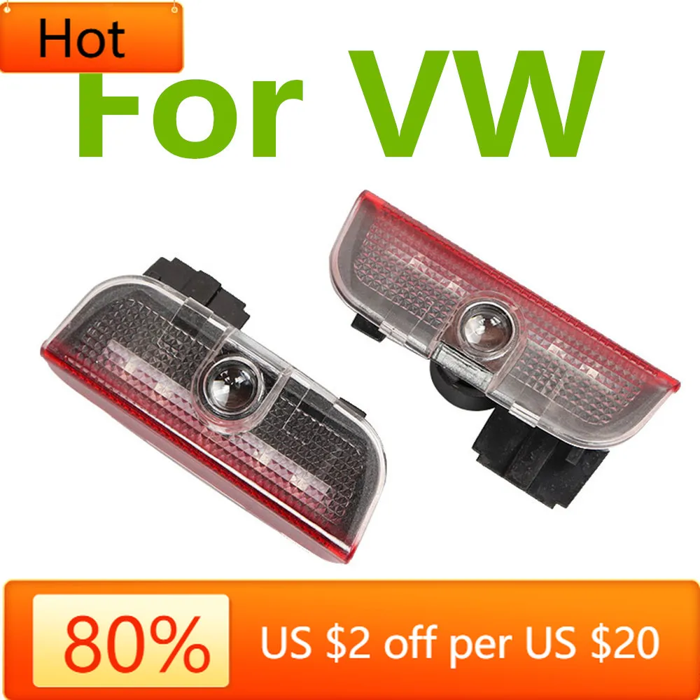 

2026 Новые антенны 2 для VW Passat B6 B7 B8 B9 Touareg Golf 5 6 7 Jetta MK6 MK7 GTI R Светодиодный проектор двери автомобиля Добро пожаловать Призрачная тень