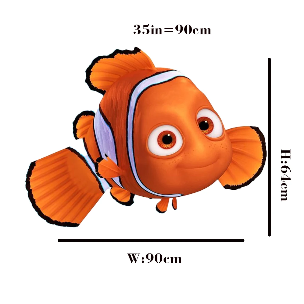 العثور على فتحات نيمو نيمو حفلة عيد ميلاد موضوع ديكور كبير استحمام الطفل الوقوف الدعائم KT رغوة مجلس مارلن دارلا بروس القرش
