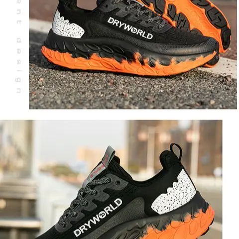Original Brand Non-slip Walking Shoes Couple Walking Jogging Shoes Comfortable Thick Bottom Sports Casual Shoes