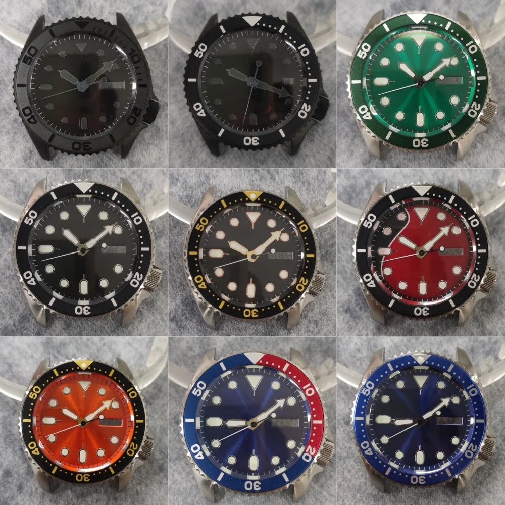 

42MM 007 Men's Sapphire Mechanical Case Suitable for NH35/36 Automatic Movement SKX007 SKX009 Case