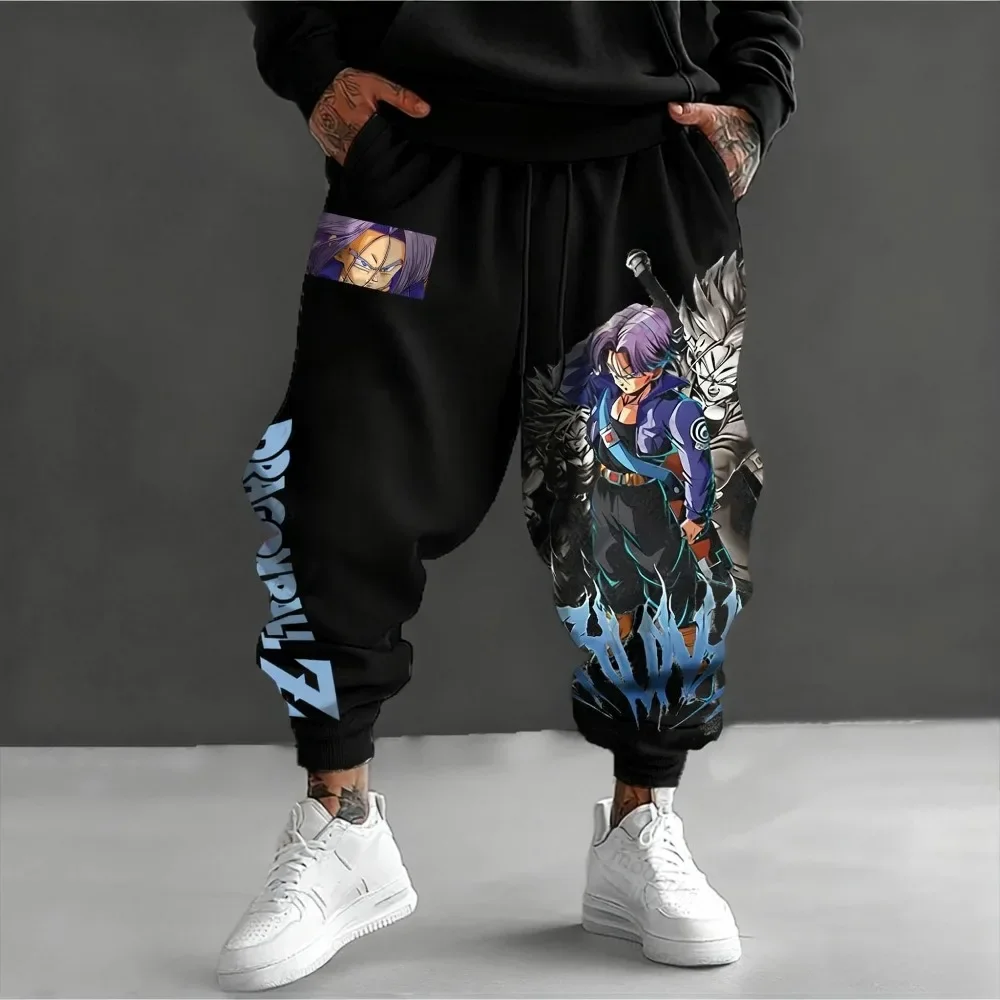 Dragon Ball 2025 Herfst/Winter Heren Puur Katoen Joggingbroek Mode Animatie Afdrukken Losse Dagelijkse Slijtage Casual Hiphop Broek