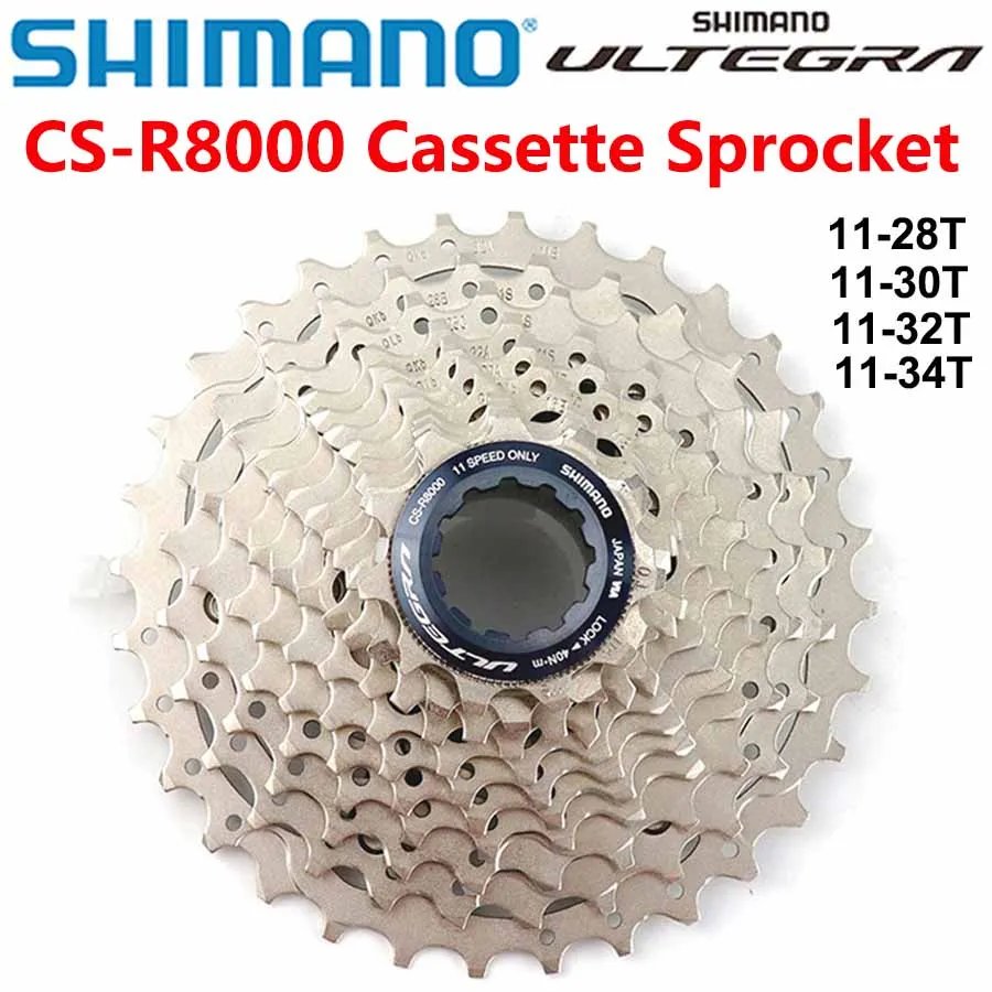 AliExpress Shimano SHIMANO Ultegra CS R8000 HG800-11 Road Bike Freewheel 11speed 11-25T 11-28T 11-30T 11-32T 11-34T R8000 HG800 Cassette Sprocket