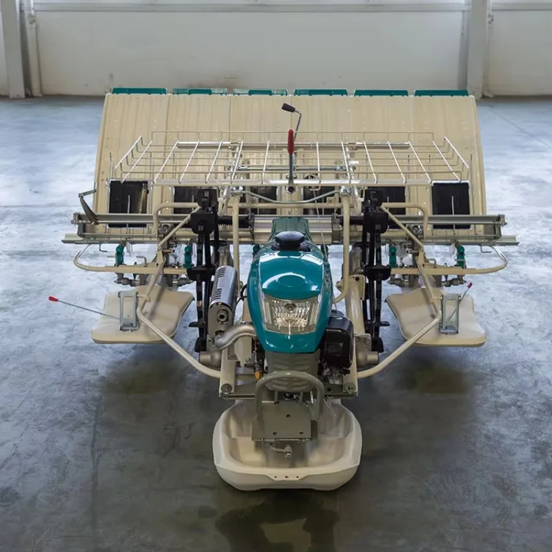 Wubota Cheap Automatic 6 Rows Rice Transplanting Machine Seeder & Transplanter Machine Walking Type  6-Row Transplanter