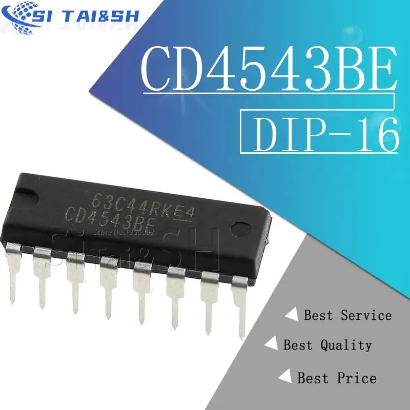 10PCS CD4511BE CD4511 DIP-16 CD4510BE CD4516BE CD4518BE CD4520BE CD4521BE CD4538BE CD4543BE CD4584BE CD4518 CD4541BE CD4541