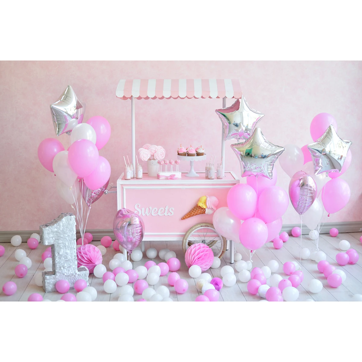 

Photography Background Cloth 1st Birthday Backdrops Kids Photo Props Baby Shower Party Accessories Premium Material Long Term
