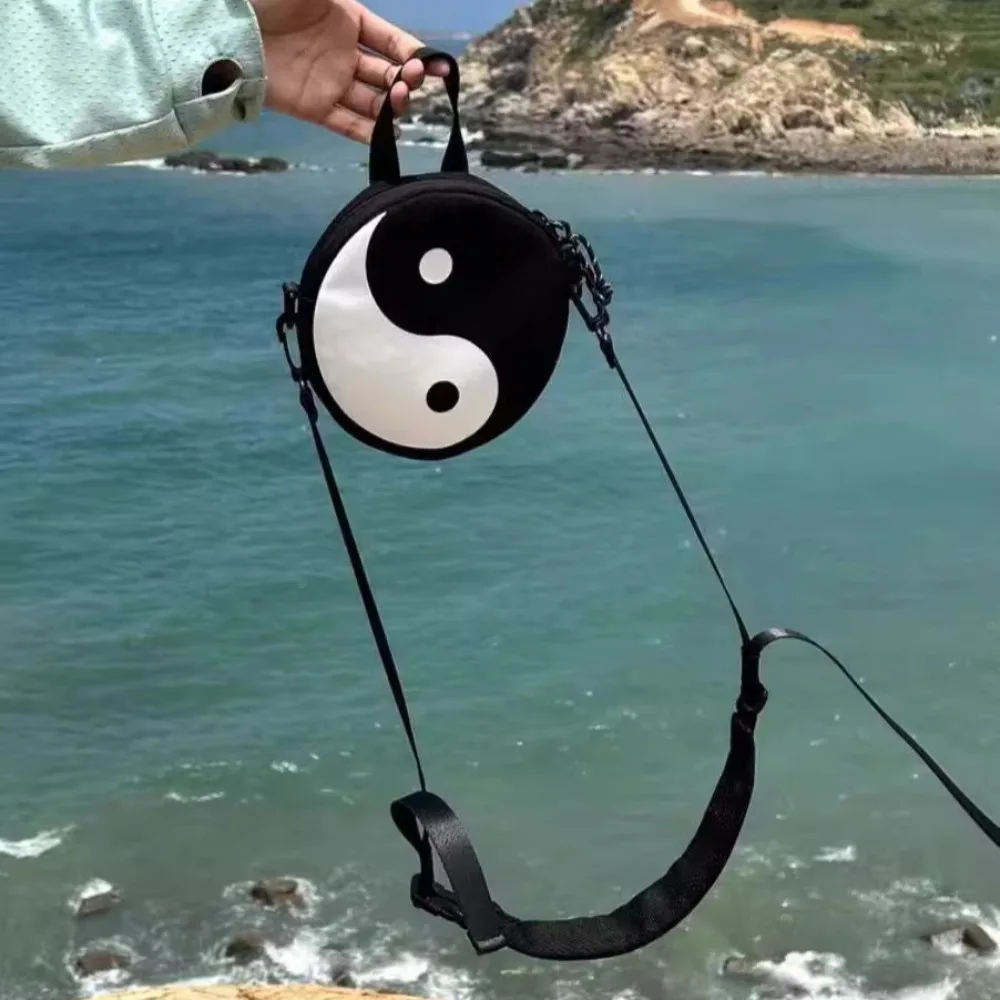 

Unique Circular Bag Contrast Color Sac Femme Multi-function Bolsos De Mujer Hot Cool Shoulder Bags for Woman Creative Bolso