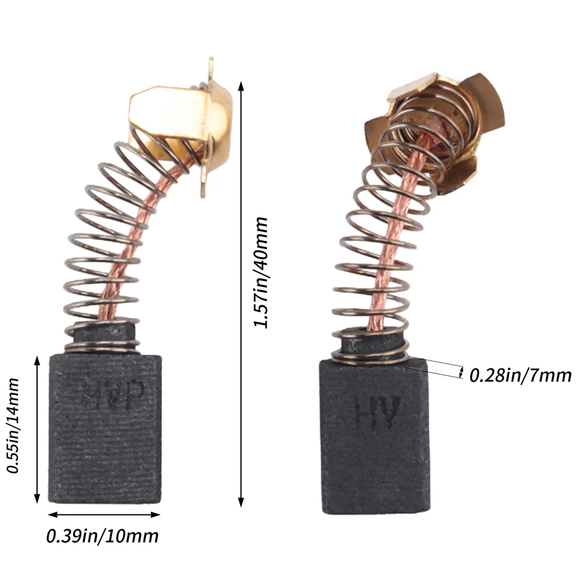 N398321 Carbon Motor Brushes Polisher DWP849/DWP849X - 2 Pack