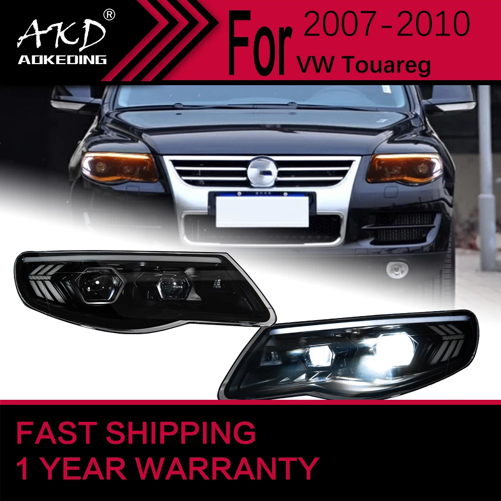 

Car Lights for VW Touareg LED Headlight 2007-2010 Touareg Head Lamp Drl Projector Lens Automotive