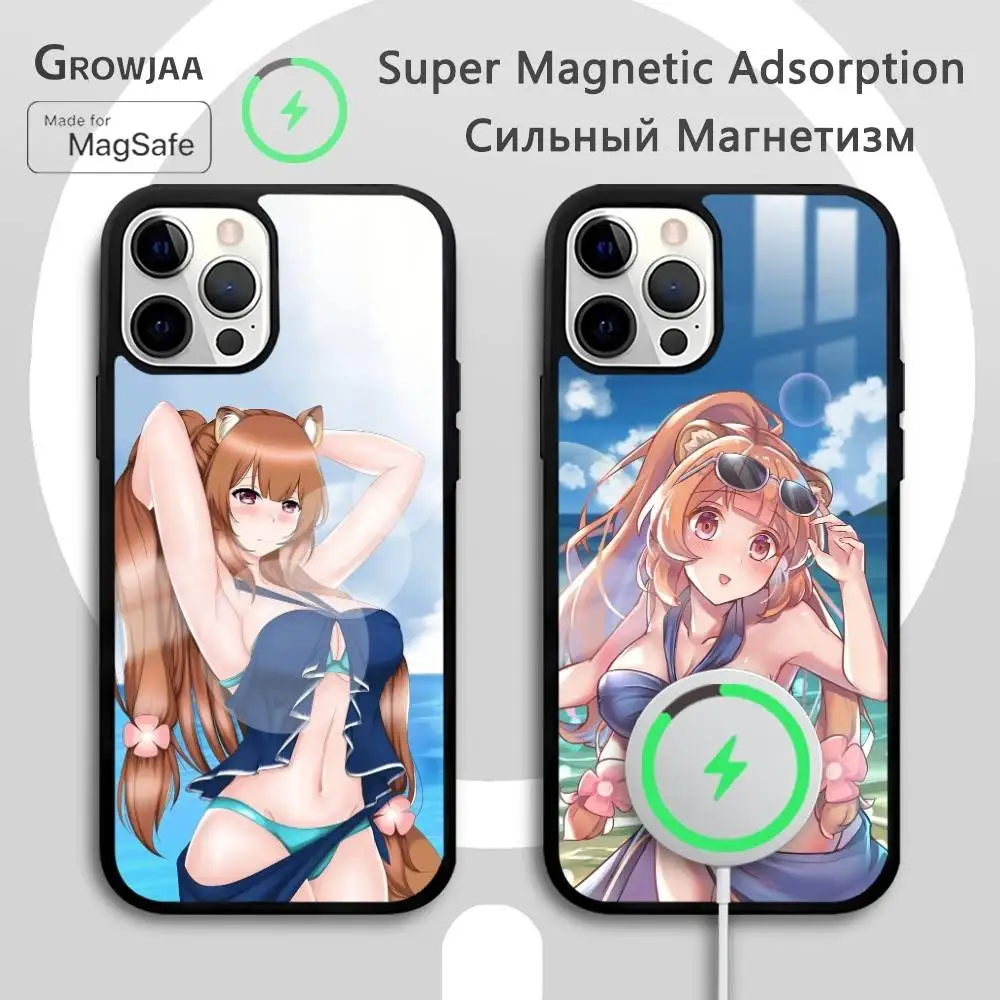 

R-Raphtalia Rising Shield Hero Phone Case For IPhone 17 16 15 14 13 12 11 Pro Max Plus Mini Magsafe Wireless Magnetic Funda