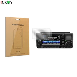 2pcs LCD Clear Screen Protector Anti-Scratches Shield Film for ICOM IC-705/7300/9700 Walkie-Talkie Accessories