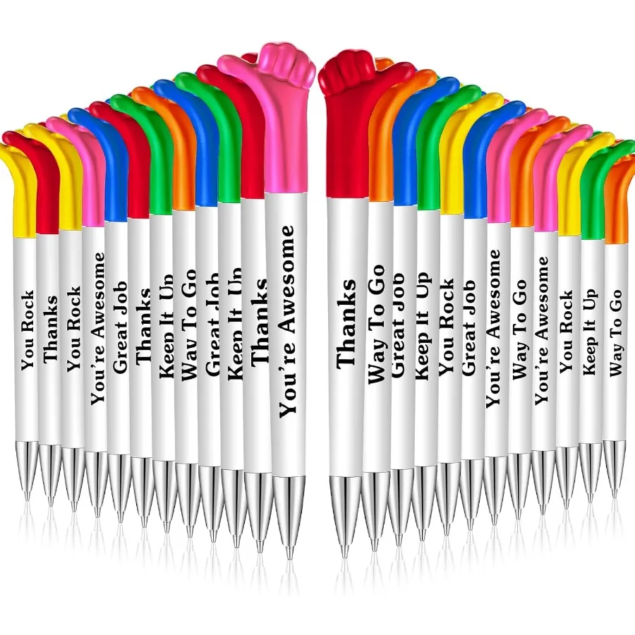 

Inspiratiol Quotes Thumbs up Pens Thank You Gifts Bulk Employee Appreciation Motivatiol Ballpoint Pen for Appreciation Back to