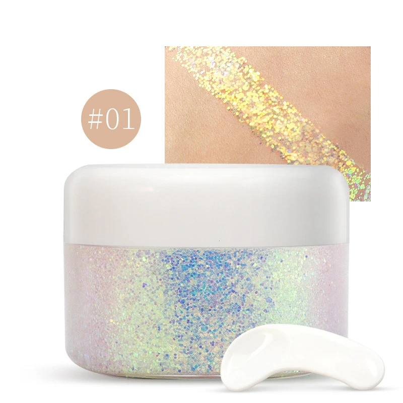 Star Gel Glitter Evidenziatore Ombretto Chameleon Viso Corpo Illusion Crema Gel