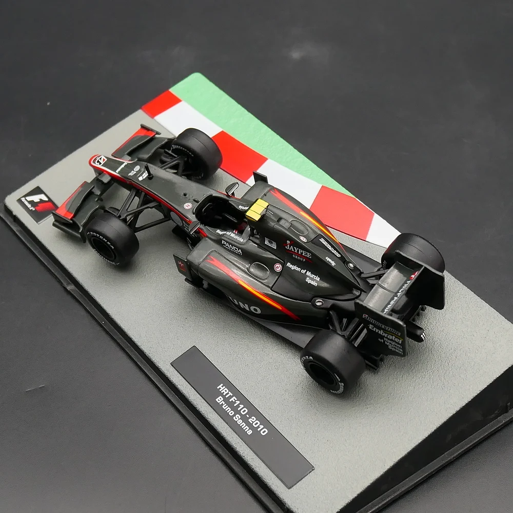 Ixo 1:43 HRT F110 2010 Bruno Senna Diecast Car Model Metal Toy Vehicle