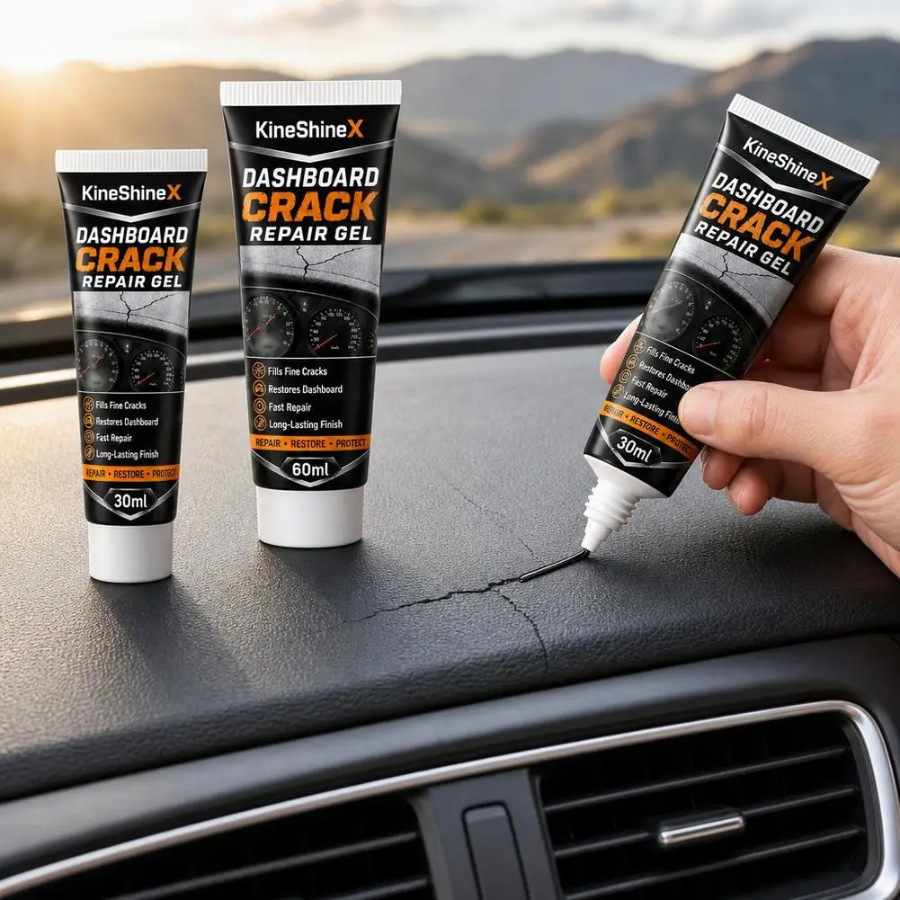 Instrument Panel Crack Repair Adhesive Automotive Center Console Leather Plastic Crack Repair Agent Quick Filling