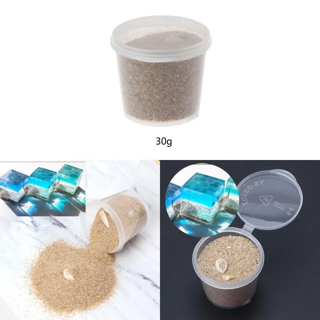 Natural Real Seashell Sand UV Resin Filling Accessories Sea Sand for Vases,DIY Jewelry Resin Making Projects