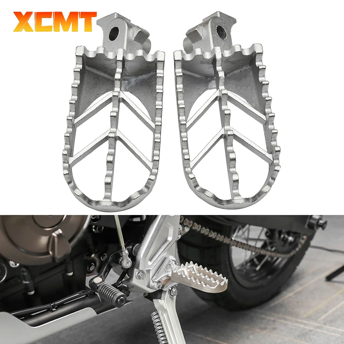 

Motorcycle Stainless Steel Rests Pedals Foot Pegs For Honda CRF50 XR50 XRF70 CRF70 CRF100F Universal Motocross Footpegs Parts