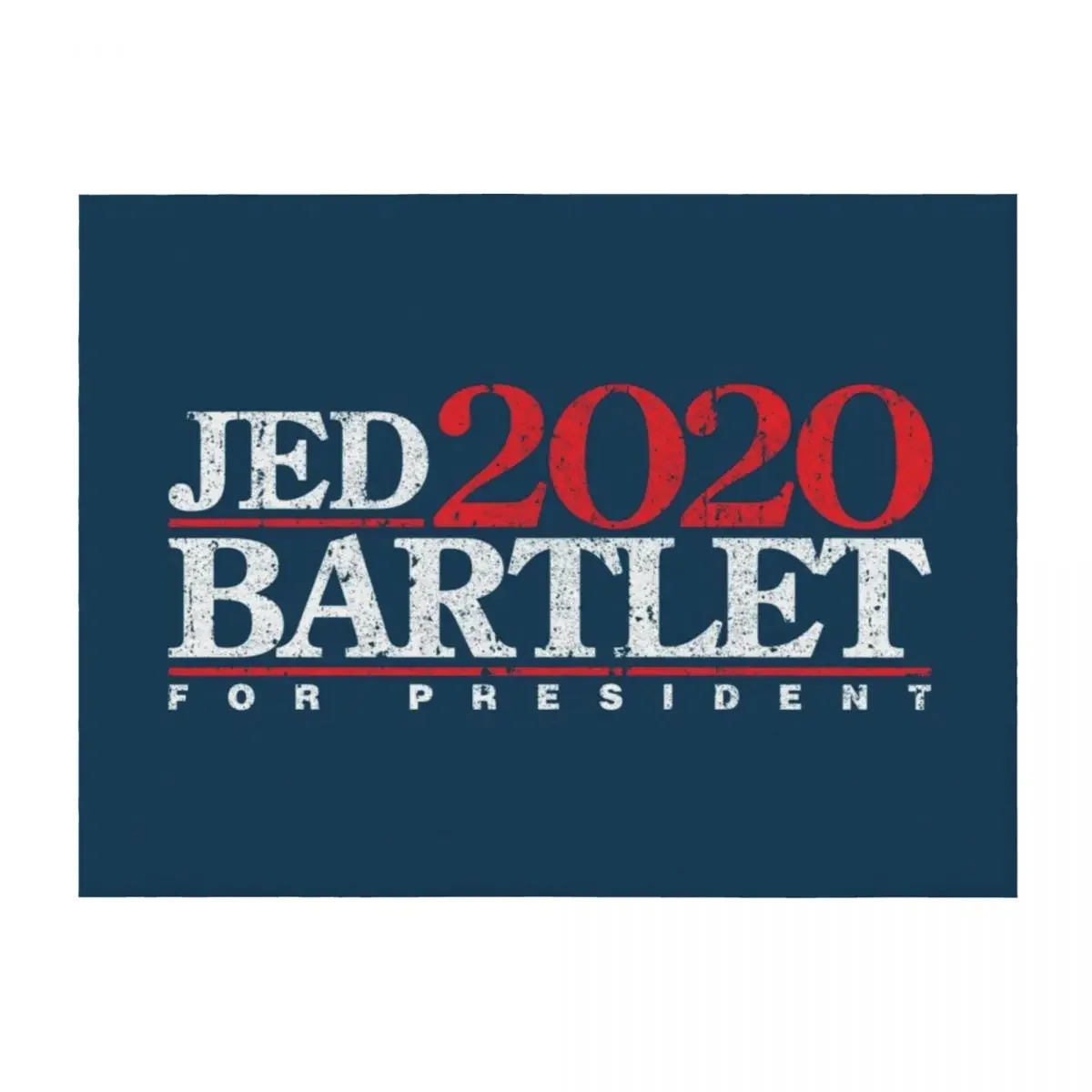 

Jed Bartlet 2020 Throw Blanket blankets ands Polar warm for winter Vintage Blankets