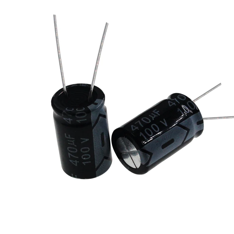 10pcs 470uF 100V 470MFD 100WV 16*25mm Aluminum Electrolytic Capacitor Radial