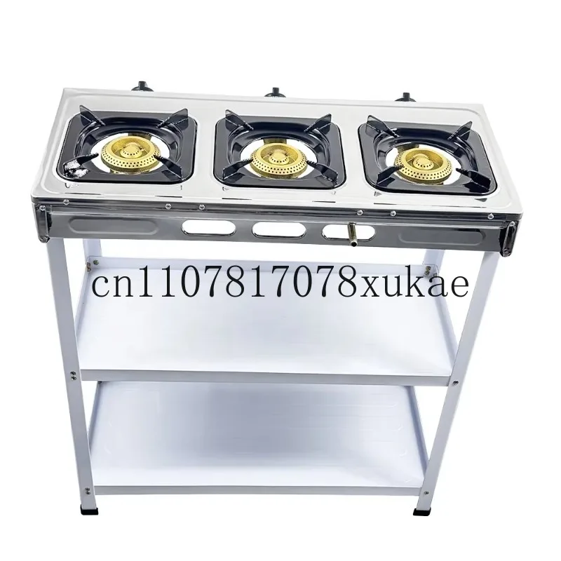 

Freestanding Gas Cooker with 3 Burners LPG Gas Cooker with Stable Steel Frame, Ideal for Large Cooking
