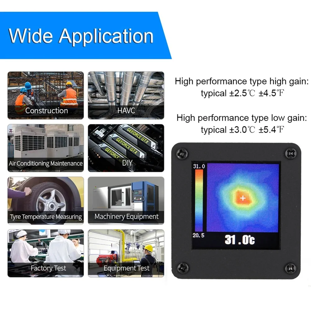 AMG8833 Infrared Thermal Imager Sensor Module for For 8X8 Array Temperature Measurement with USB 5V Power and I2C Interface