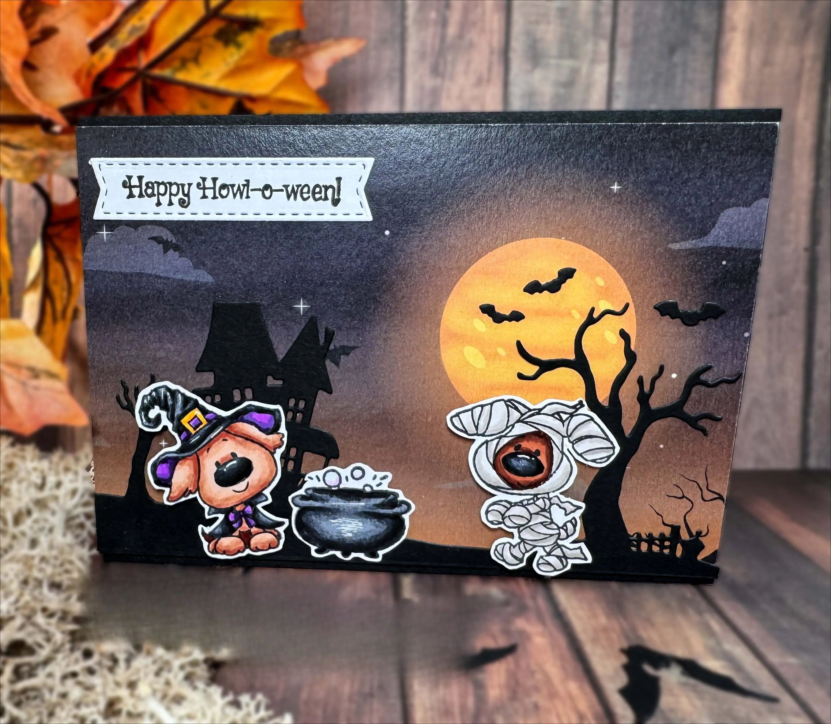 2024 sierpień nowe psy Halloween przezroczysty znaczek i wykrojniki do metalu zestawy Scrapbooking dla majsterkowiczów tworzenie kartek