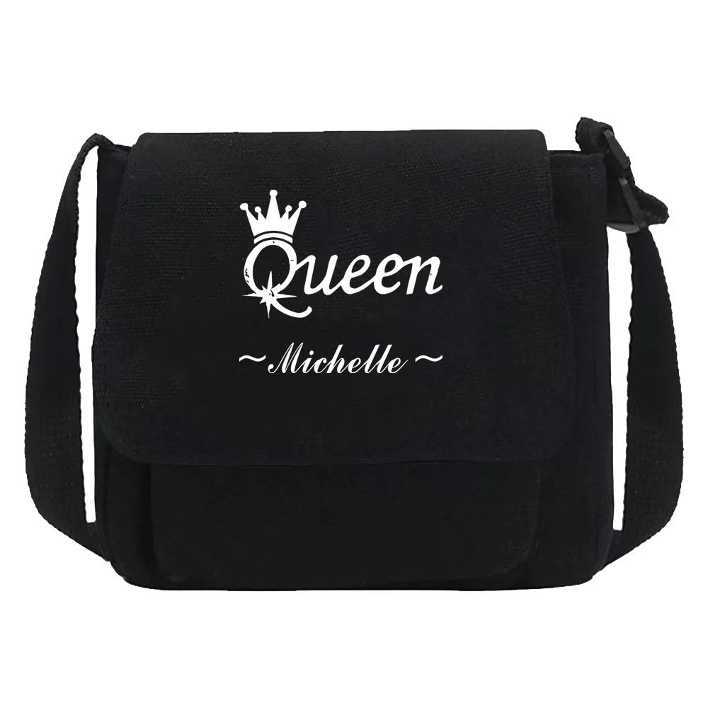 Personalized Customization Name Crossbody Bag Casual Handbag Portable Storage Bag Mailman Bag