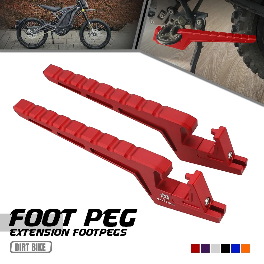 

Passenger Foot Peg Extensions Footpegs For Honda CR80R CR85R CR125R CR250R CR500R CRF110R CRF150R CRF250R CRF450R All Years