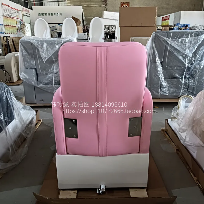 Detailing Pink Pedicure Chairs For Nails Salon Luxury Speciality Pedicure Chair Physiotherapy Sillon De Pedicura Furniture ZT50