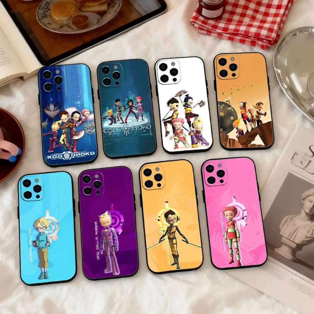 

Retro C-Code Lyoko Phone Case Silicone Soft For IPhone 17 16 15 14 13 12 11 X XR Plus Pro Max Plus