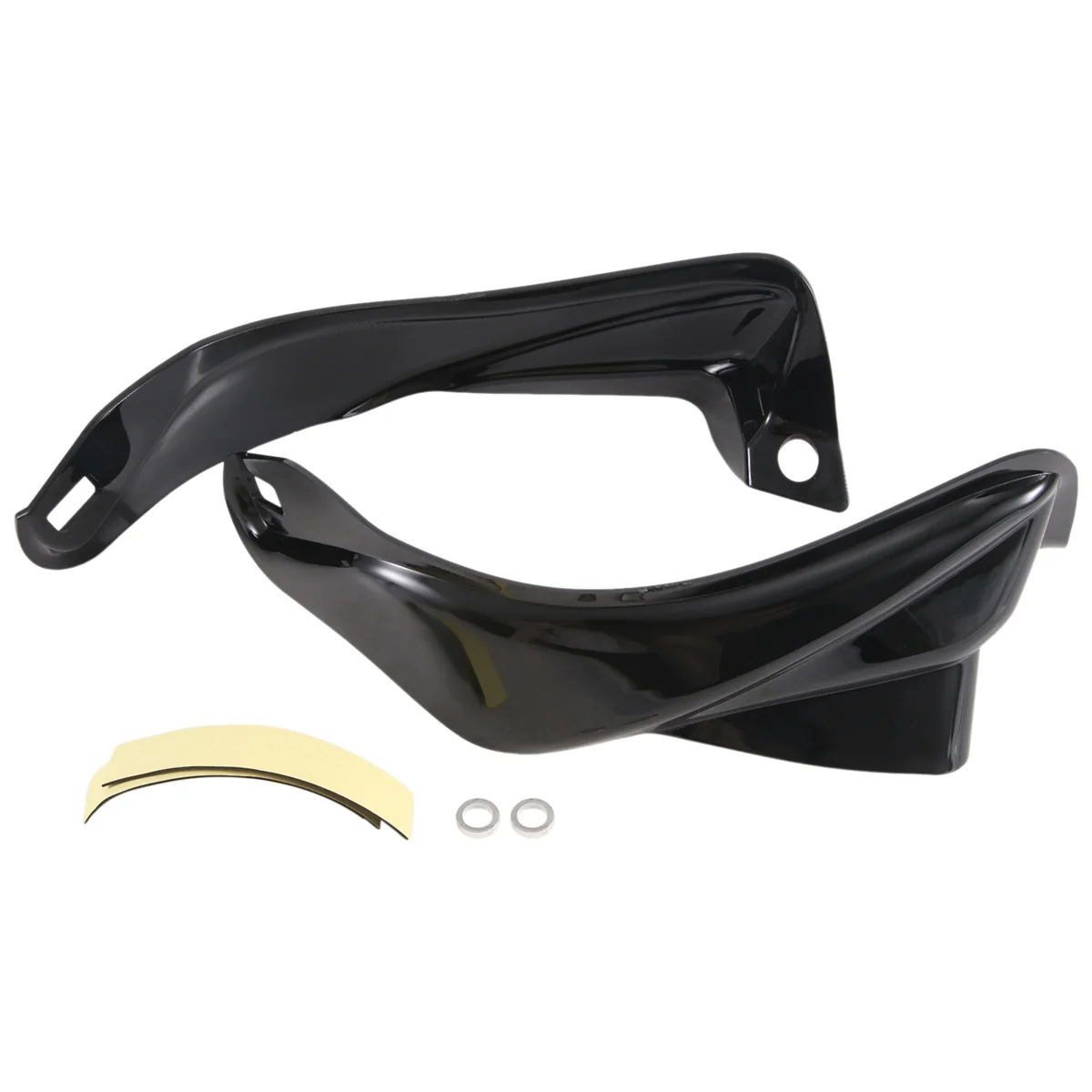 Motorcycle Accessories Handguard Extensions Hand Guard Windshield for Moto Guzzi V85TT V85 TT 2019-2023(Black)