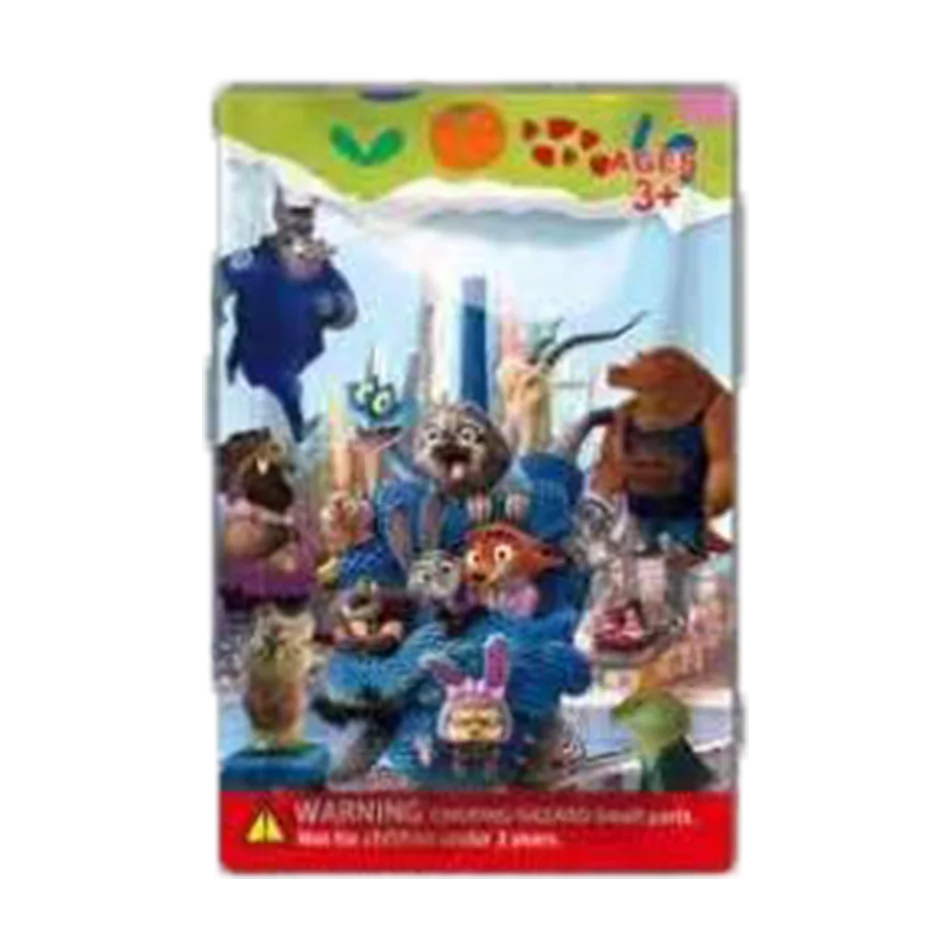 In Stock New Crazy Animal City Blind Box Judy & Nick Pvc Figure Cute Collectible Toy Fashionable Accessory