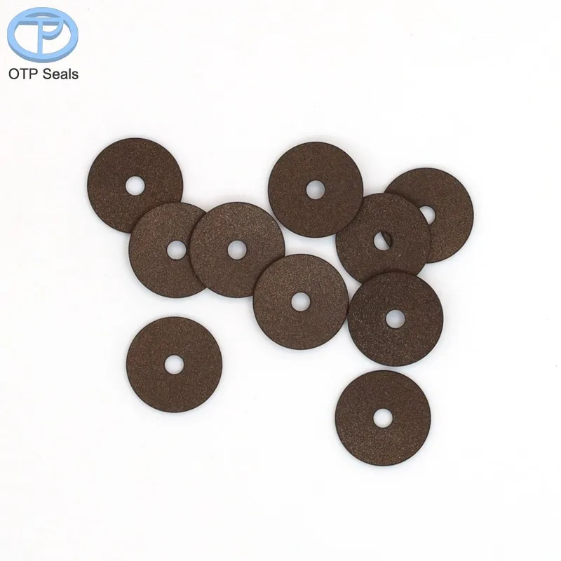 PTFE gaskets Polytetrafluoroethylene add copper powder liner Shim Spacer Pads shaped parts Non-standard parts factory Customized