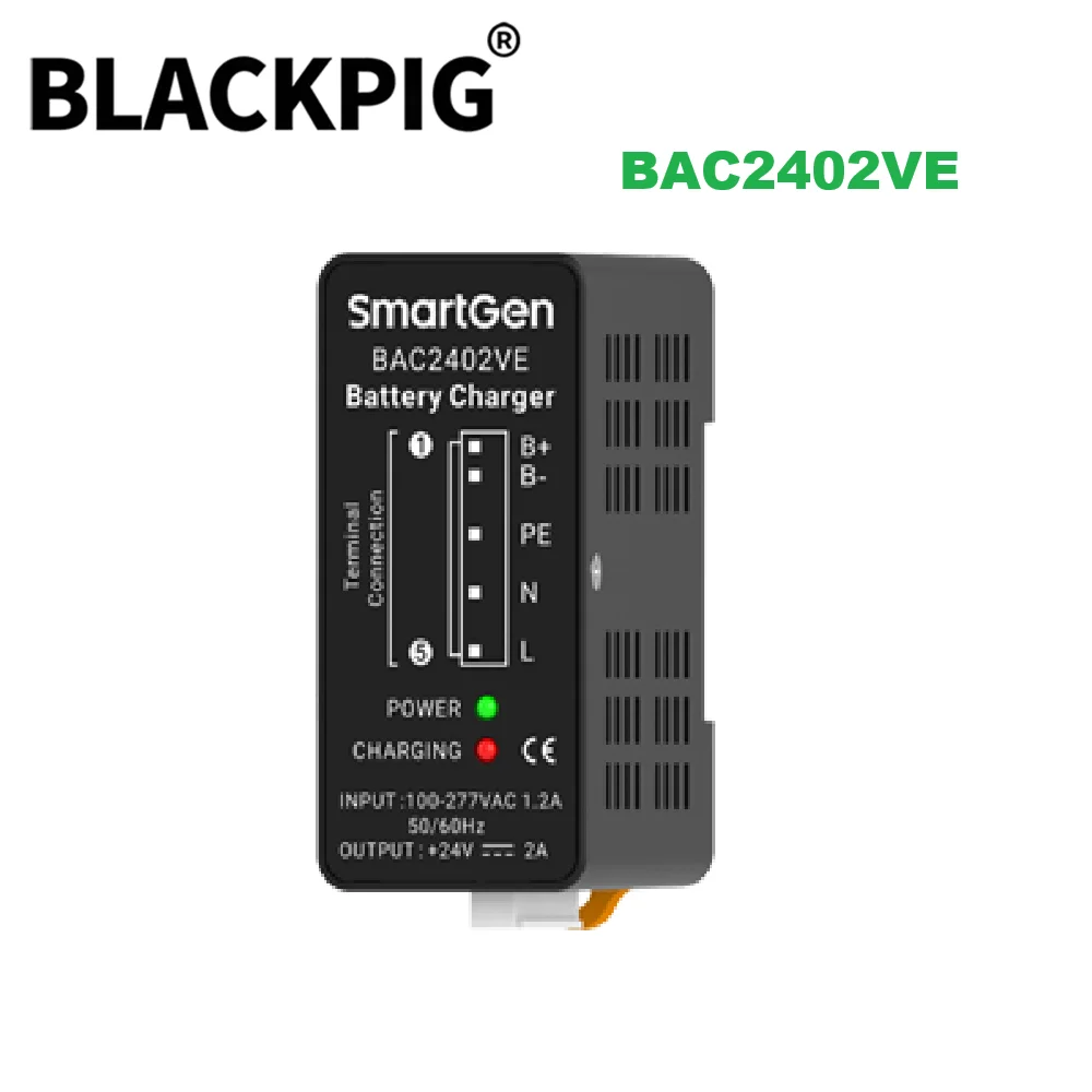 BAC1203VE 3A 12V SmartGen Generator Battery Charger Intelligent Float Battery Charger Module Genset Parts BAC2402VE 24V 2A