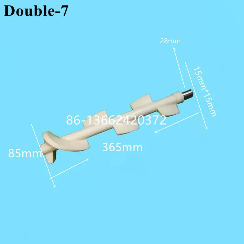 Factory Supply 1 Piece White Beater Rod 365mm Jingling Soft Serve Ice Cream Machine Stiring Shaft Blender Replacement