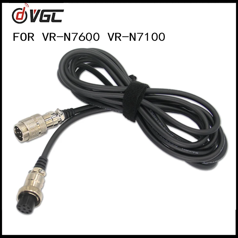 

VGC VR-N7600 Car Radio Microphone Extension Cable VR-N7100 Microphone Extension Cable with Shielded Microphone Extension Line