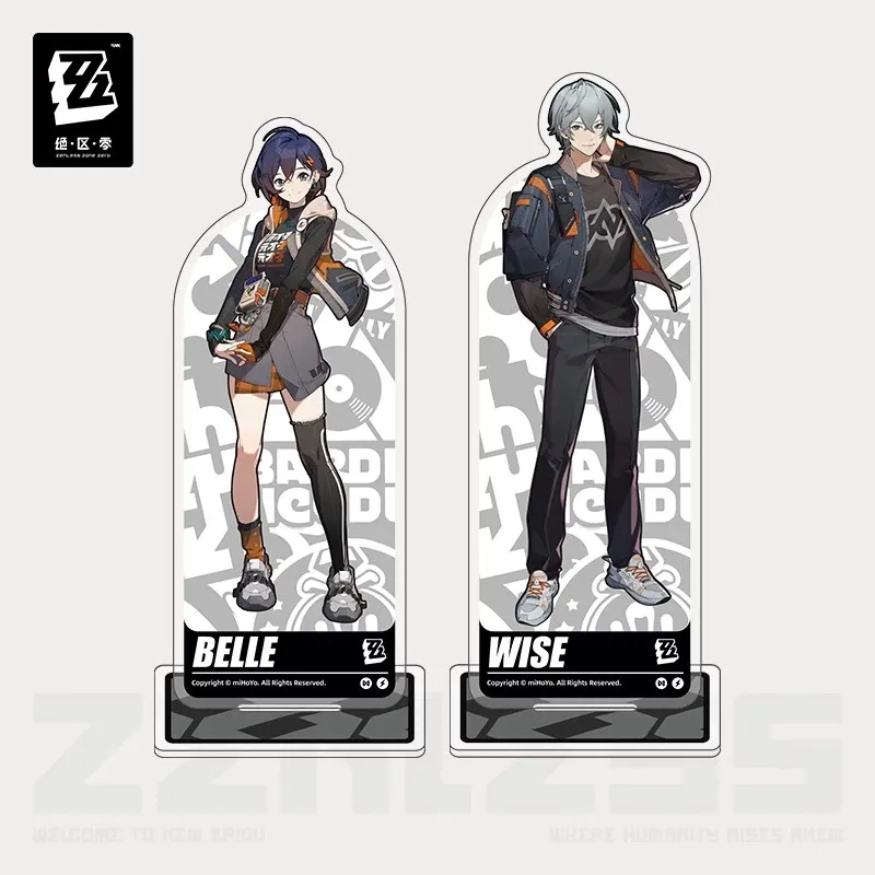 [Genuine] Game Zenless Zone Zero Derivatives Cosplay Proxy Stand-up Series Wise Belle Character Acrylic Stand-up Anime Gift