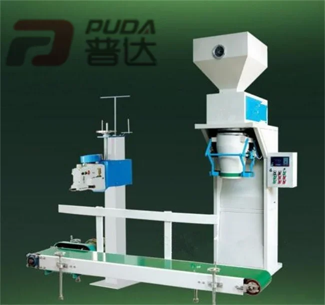 Automatic Quantitative Packing Machine Standing Wood Feed Pellet Packing Machine With Auto Filling And Counting Weight