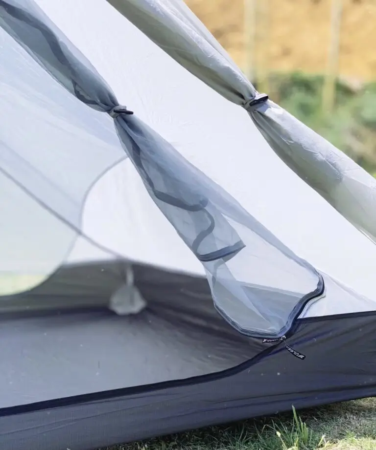 2024 Neue Version FLAME'S CREED LanShan 2-Personen-Outdoor-Ultraleicht-Campingzelt 3-Jahreszeiten-Professionelles 15D-Silikon-stangenloses Zelt – Detail 11