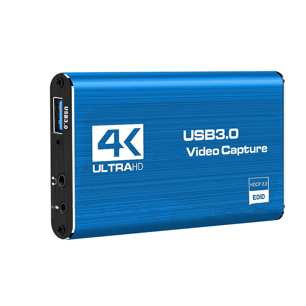 Imagem -06 - Placa de Captura de Vídeo para Jogo Live Obs Capturing Compatível com 4k Hdmi Usb 3.0 1080p 60fps hd Grabber