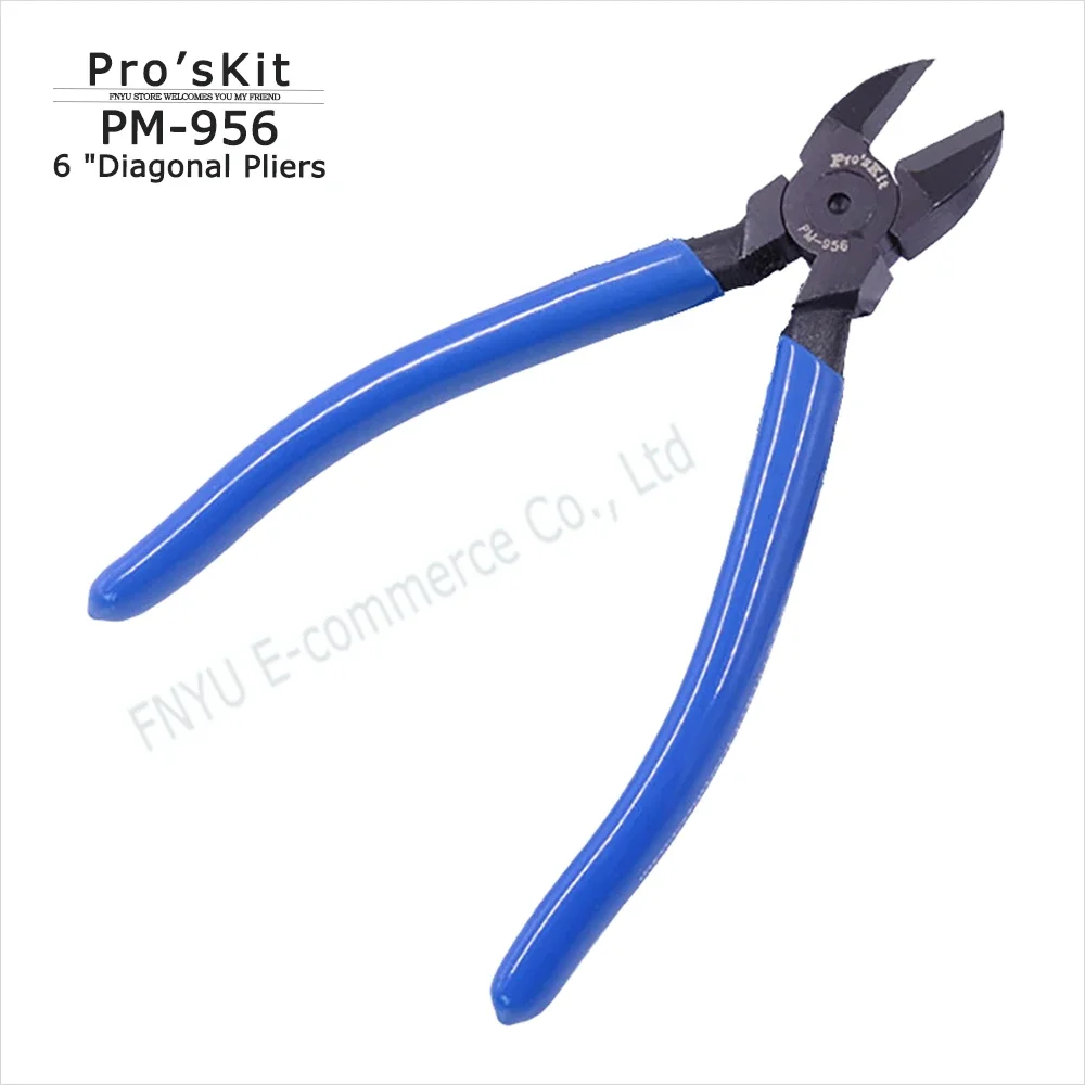 

Pro'sKit PM-956 tungsten steel 6 "strong diagonal pliers precision cable cutting pliers Electrician hand diagonal pliers