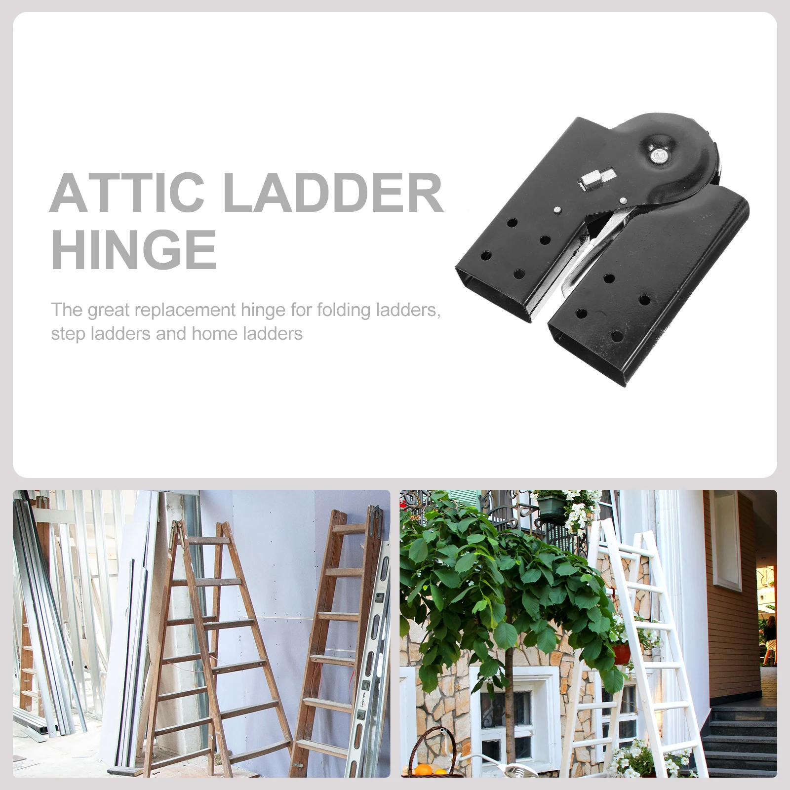 

Heavy Duty Step Ladder Hinge 5 5cm Aluminum Connector Self Closing Design for Folding Ladders DIY Projects Attic Attachment