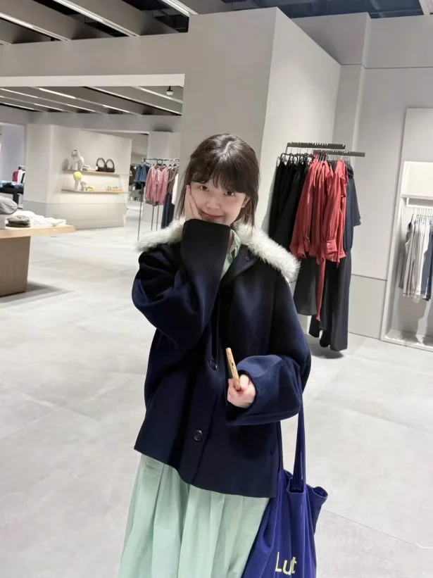 Manteau Jaet effet fourrure artificielle pour femmes, coupe ample, Long, col rabattu, usage quotidien, printemps automne