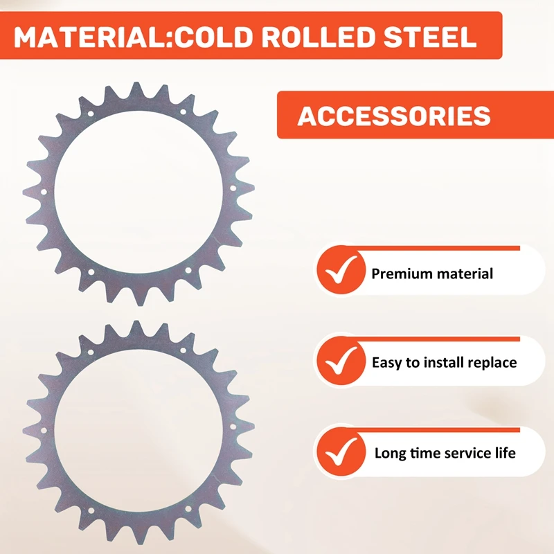 Acessórios para cortador de grama, pinos de roda de tração de 205 mm para cortador de robô Worx Landroid série S&M