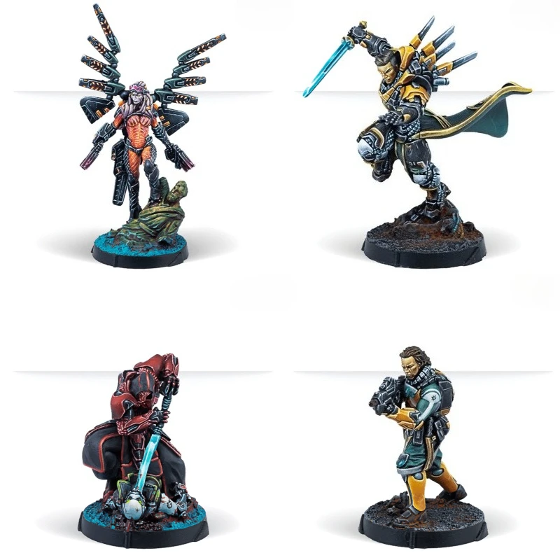 25mm Base Diecast Resin Assembled Model Kit War Game Chess Future Agent Traitor Characters Pack Unassembled Unpainted