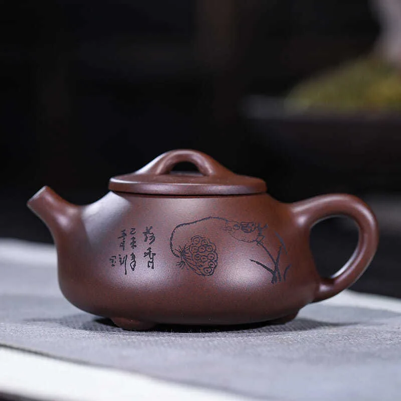 250ml Yixing Purple Clay tea Pot Ball Hole Filter Shipiao Kettle Could Brew puerh Maofeng Tie Guan yin Longjing Tea Zisha Teapot