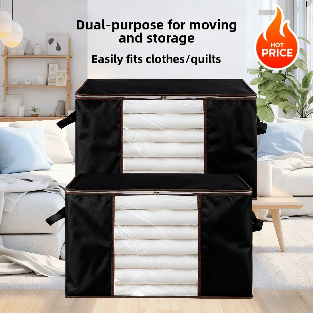 

1/3PCS Storage Bag Home Wardrobe Organizer Clothes Portable Foldable Storage System for Blankets Durable Space Saving Design